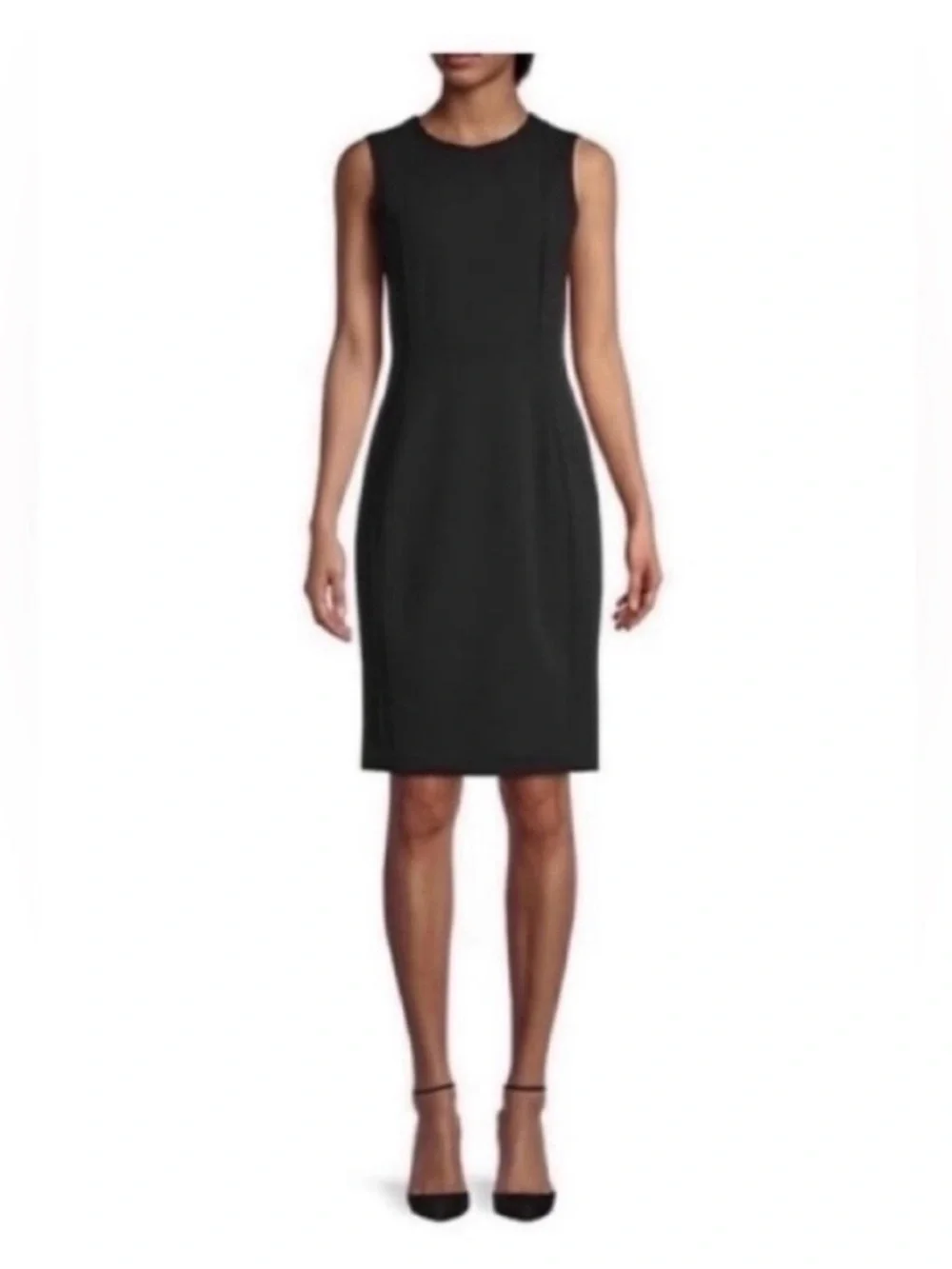 ❤️ NWT! Red CALVIN KLEIN Sleeveless Sheath Dress - Size 14